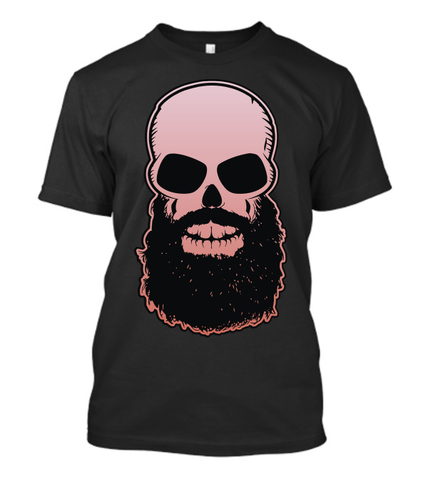 Beard Season Skull With Full Beard T-Shirt