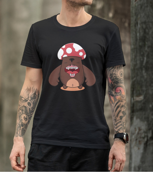 Beast Mushroom Monster New Spotted Cap Creature T-Shirt