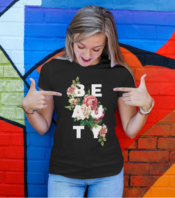 BEAUTY Floral T-Shirt
