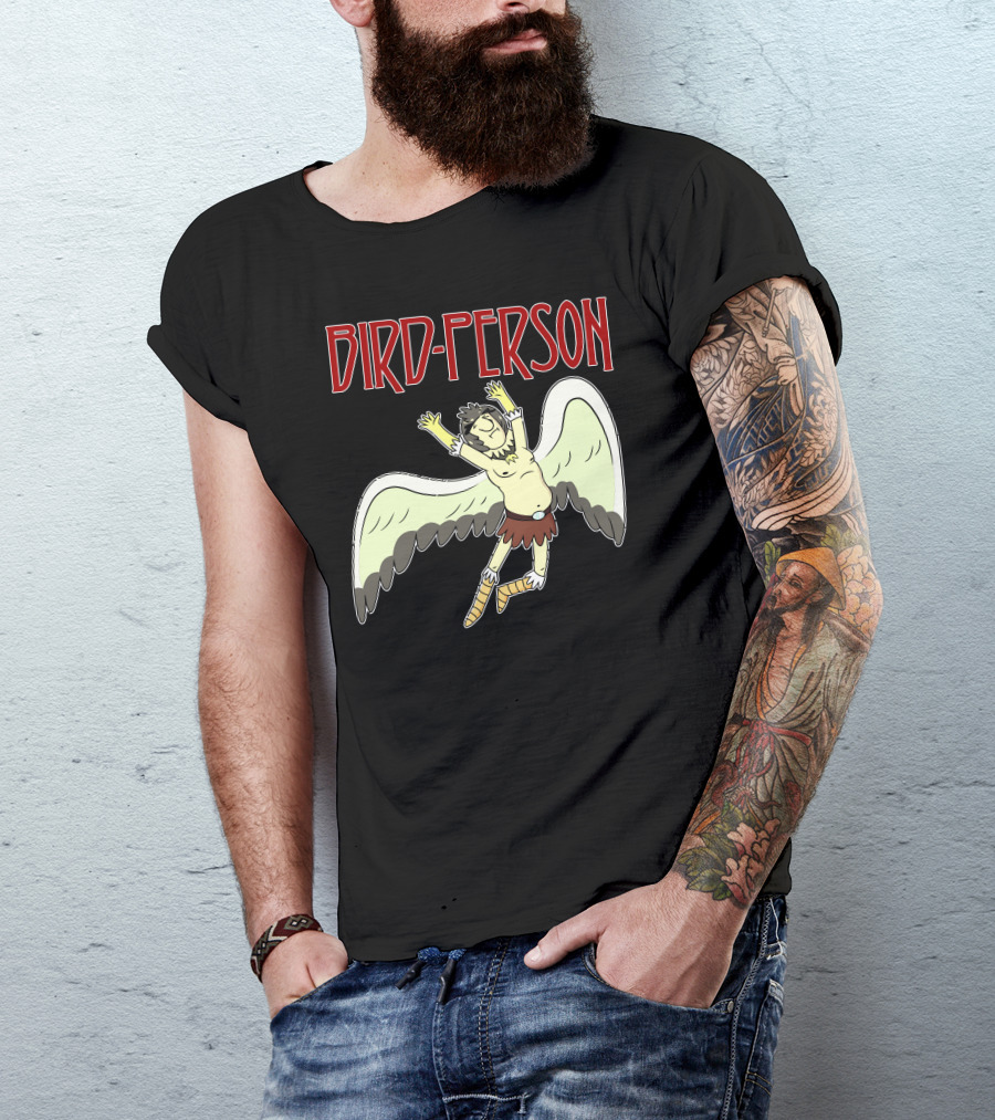 Bird Person Rick And Morty Character Wings Flying T-Shirt