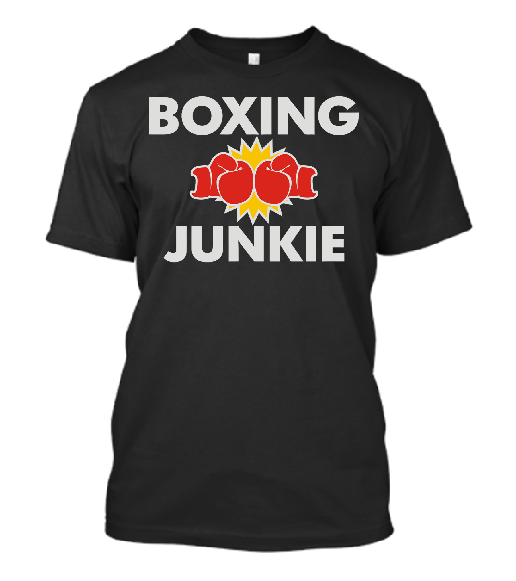 BOXING JUNKIE Red Gloves Burst T-Shirt