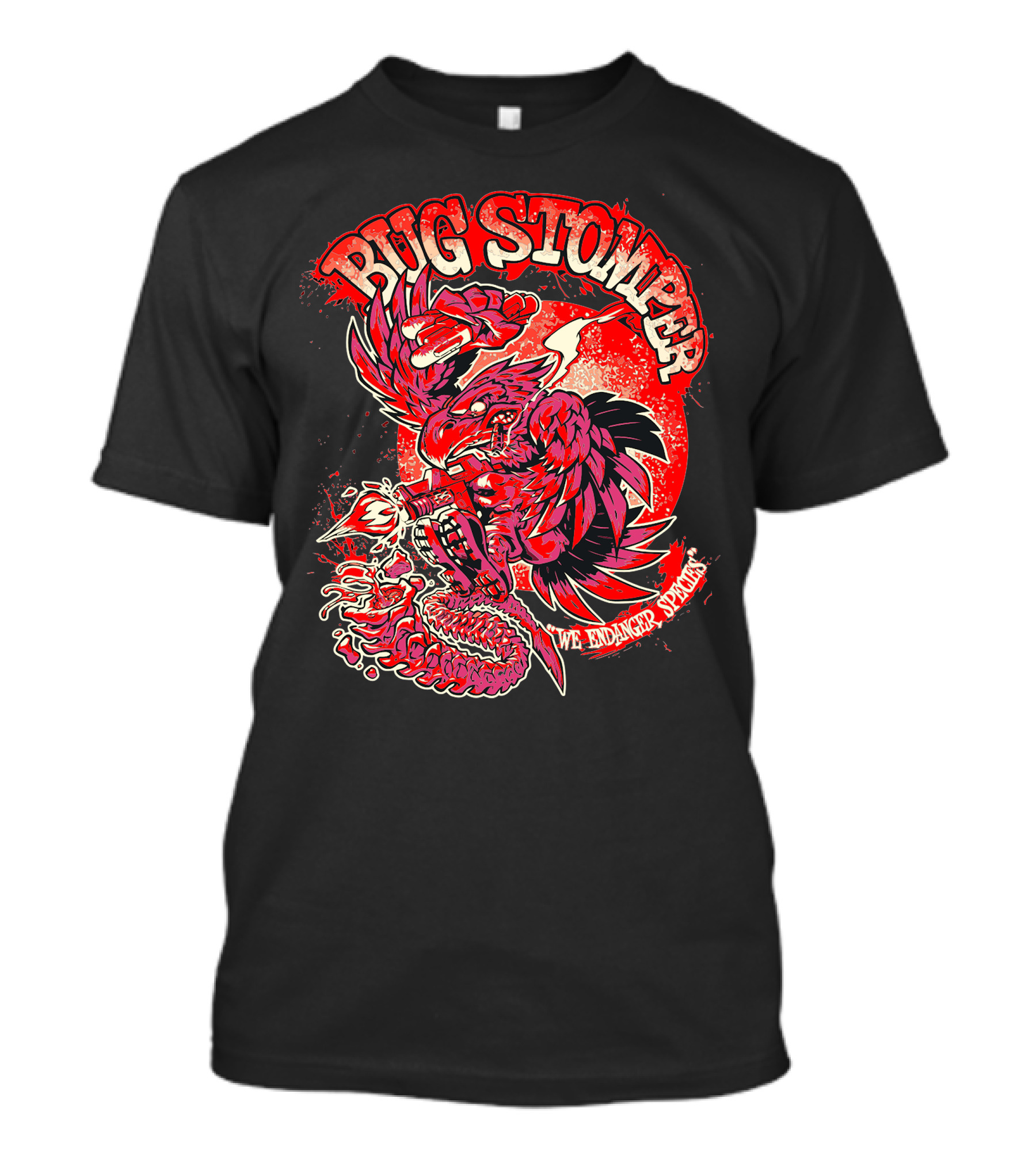 Bug Stomper We Endanger Species T-Shirt