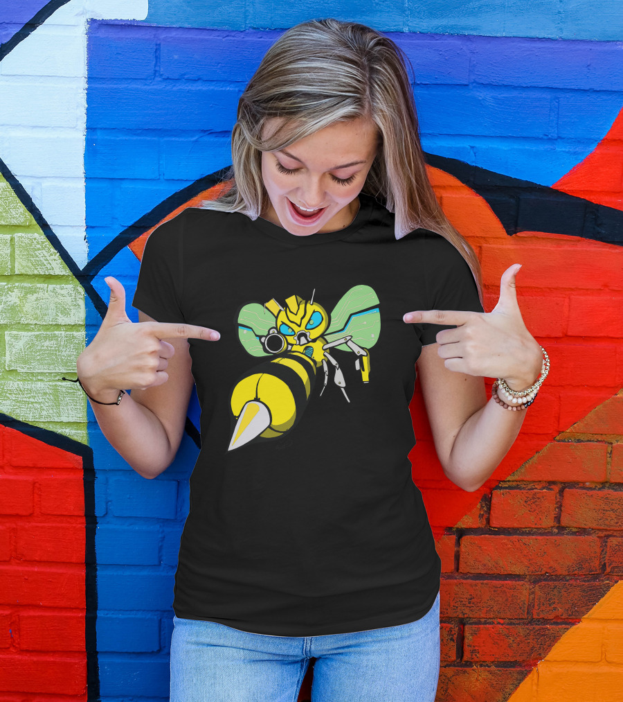 Bumble Bee Cybernetic Warrior T-Shirt