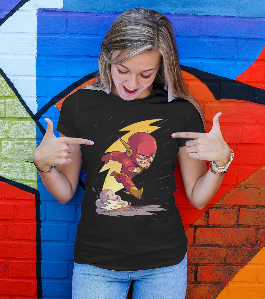 The Flash Lightning Speed Iconic Superhero T-Shirt