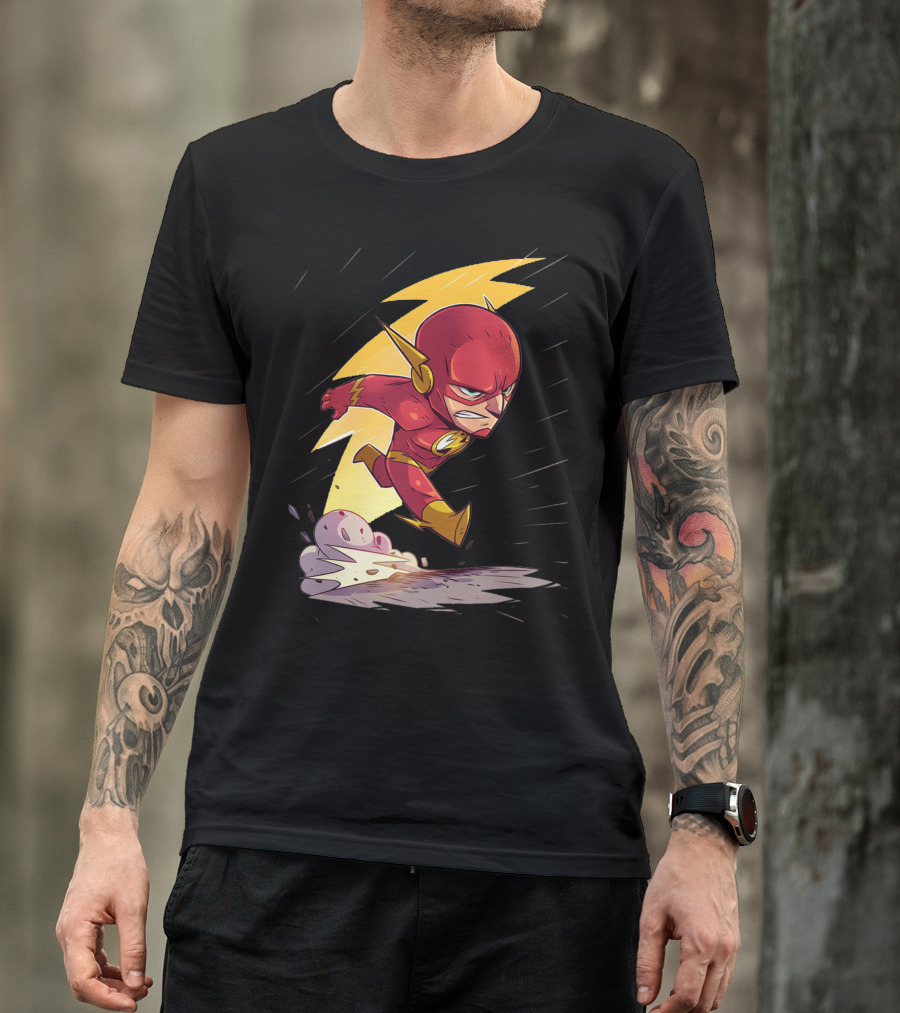 The Flash Lightning Speed Iconic Superhero T-Shirt