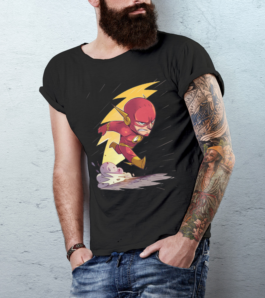 The Flash Lightning Speed Iconic Superhero T-Shirt