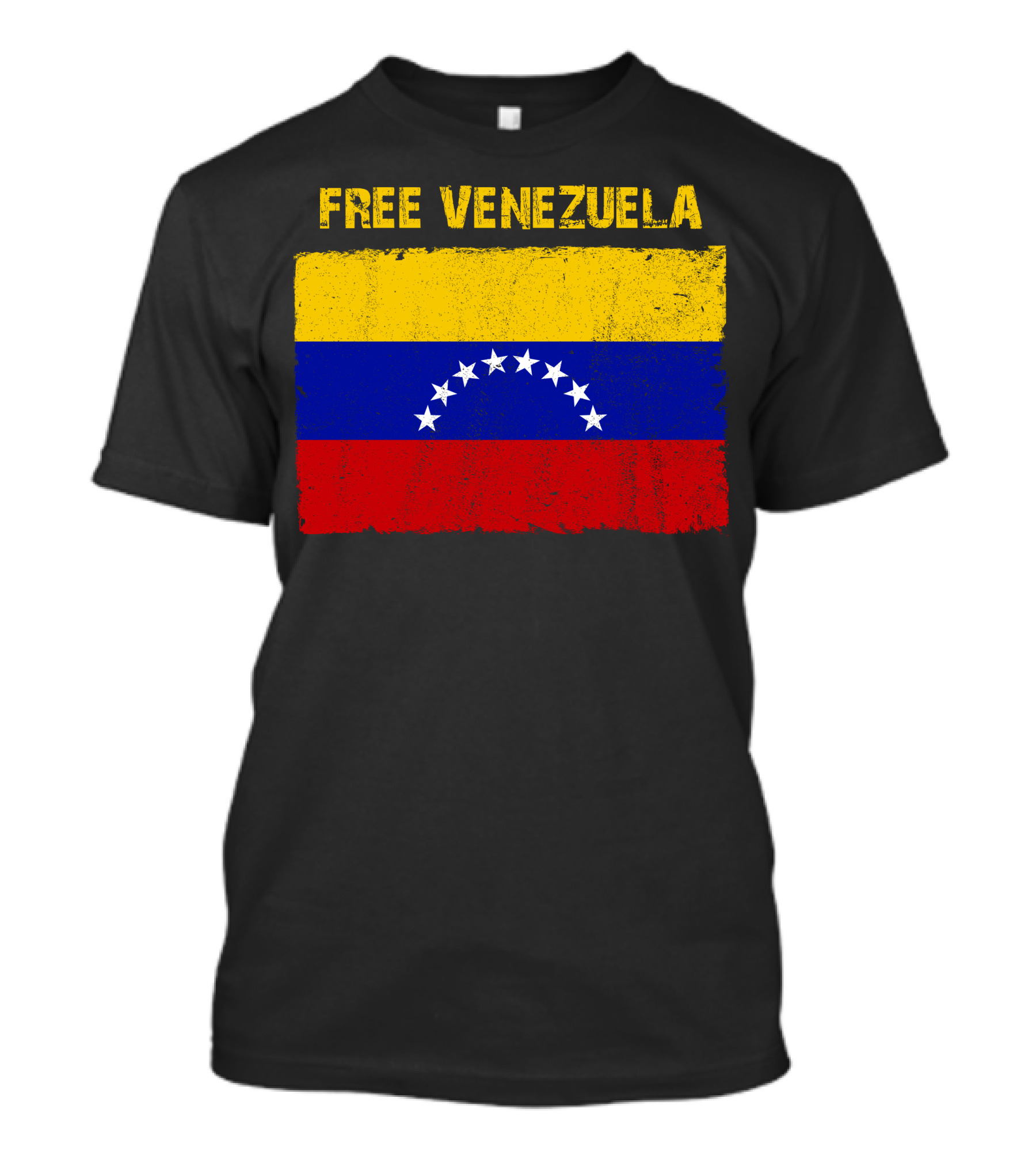 Free Venezuela Flag Patriotic T-Shirt