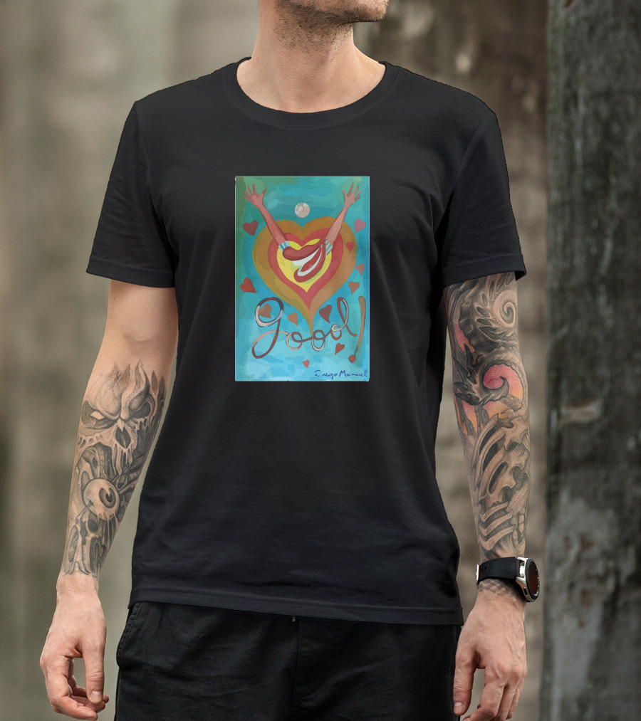 Goal Celebration With Hearts And Arms Raised T-Shirt