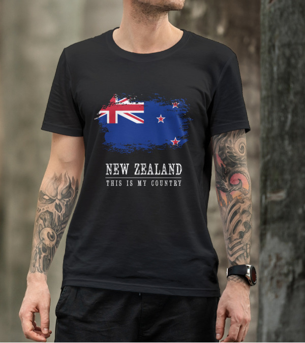 New Zealand This Is My Country Flag T-Shirt