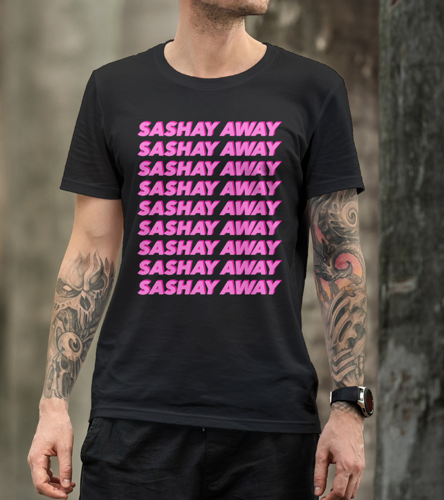 Sashay Away Repeated Pink T-Shirt