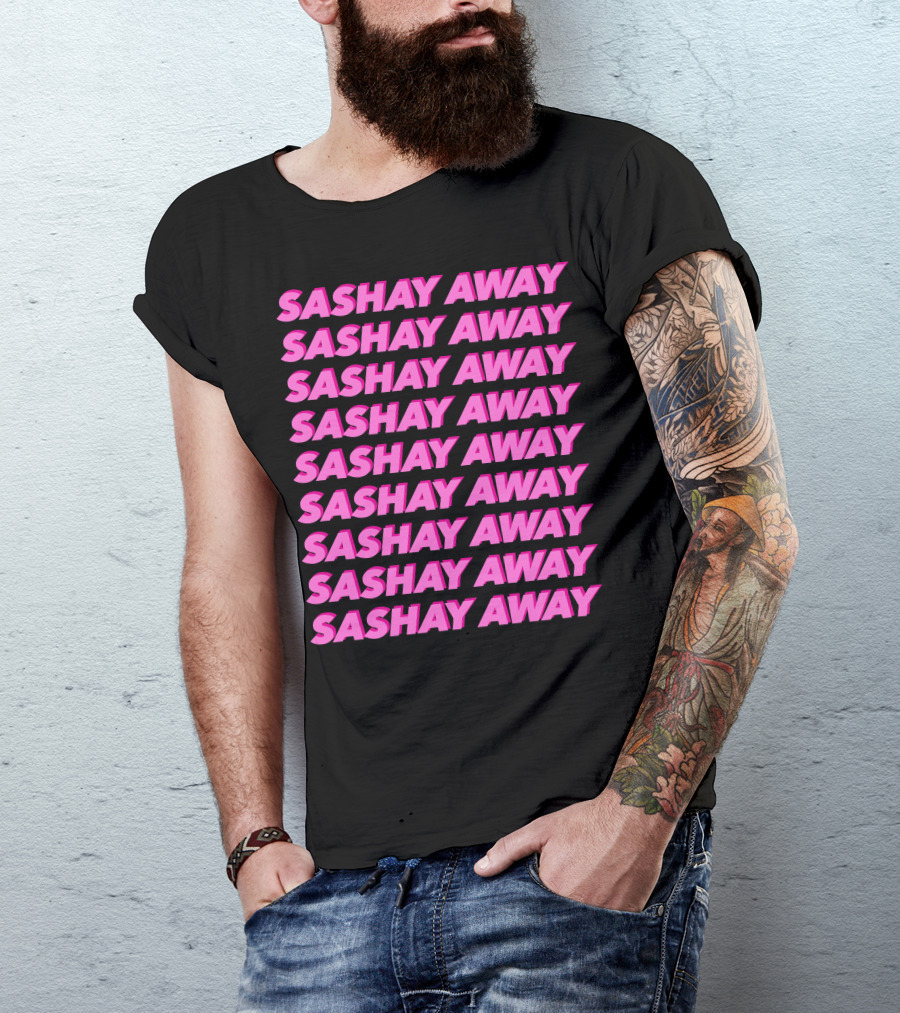 Sashay Away Repeated Pink T-Shirt