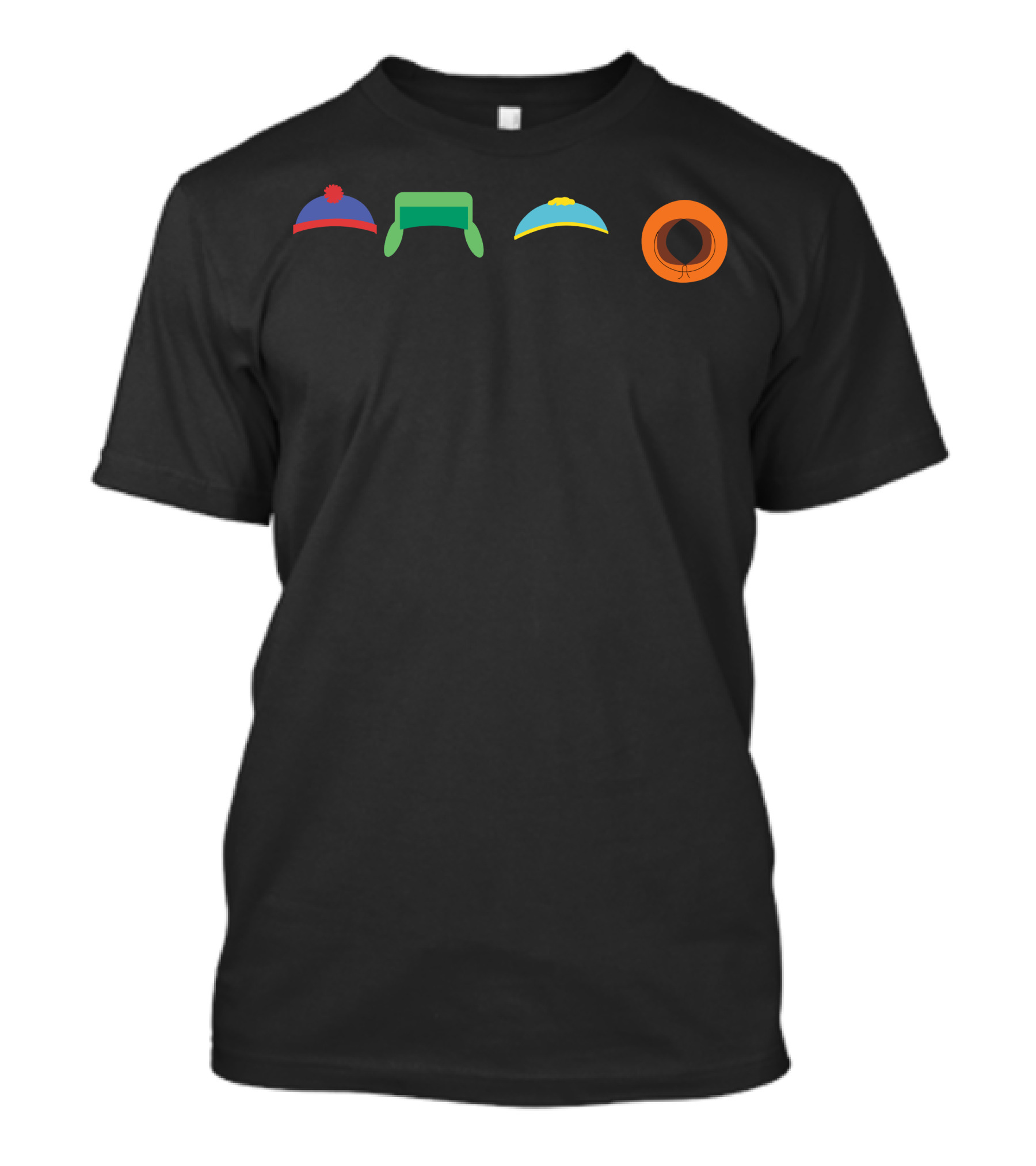 South Park Character Hats Collection T-Shirt