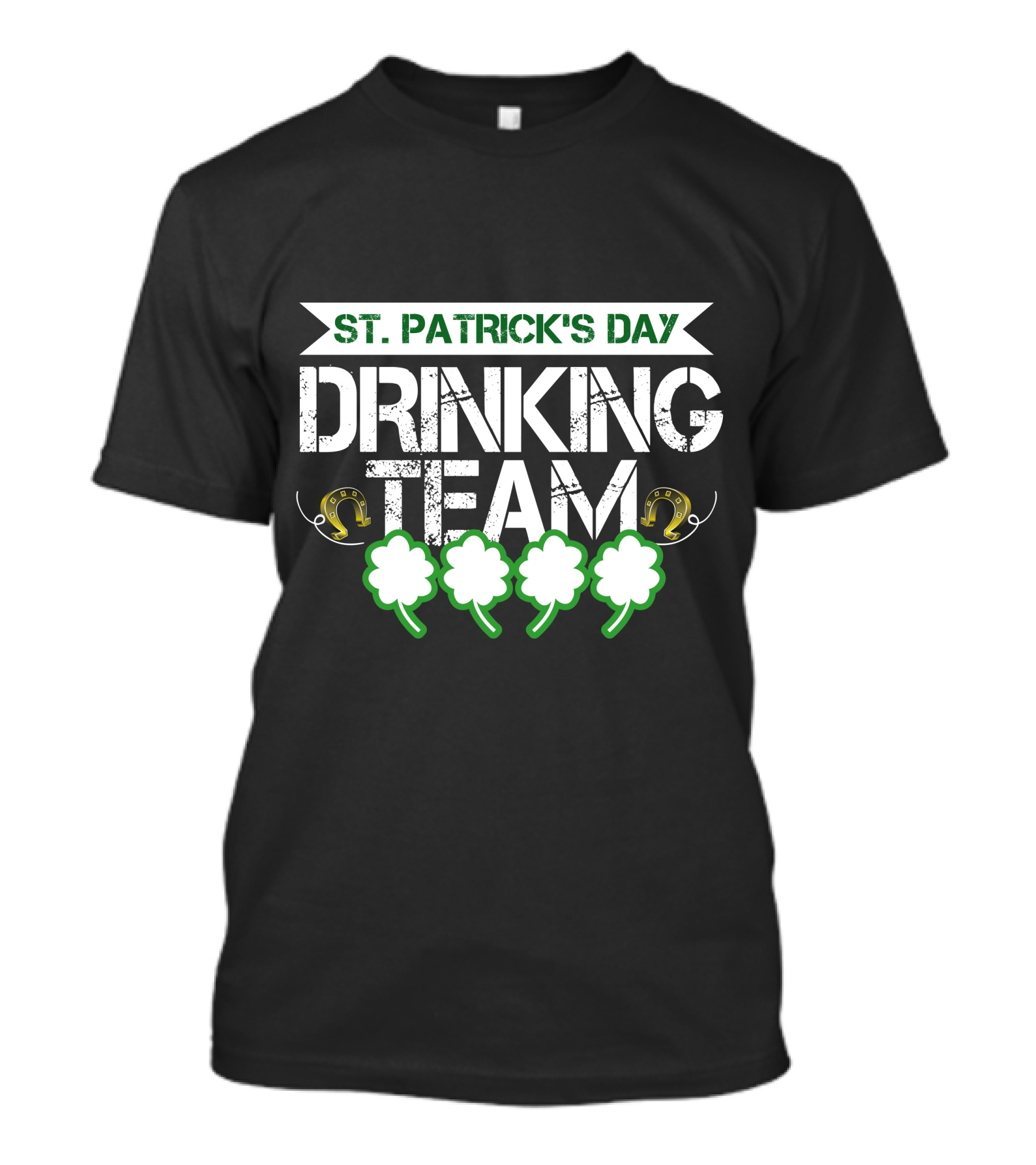 St. Patrick's Day Drinking Team Horseshoes Shamrocks T-Shirt