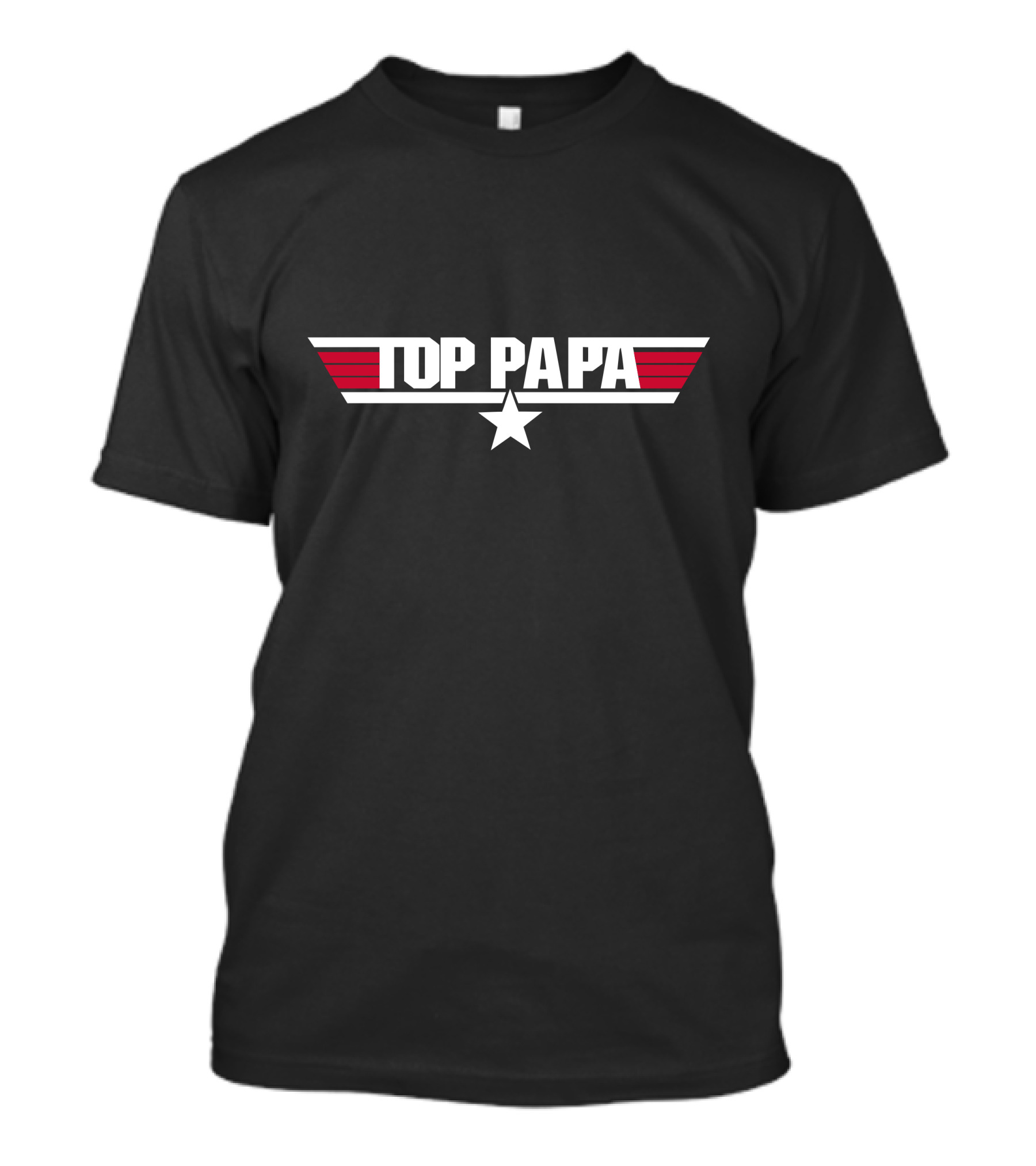 Top Papa Maverick Wing Star T-Shirt