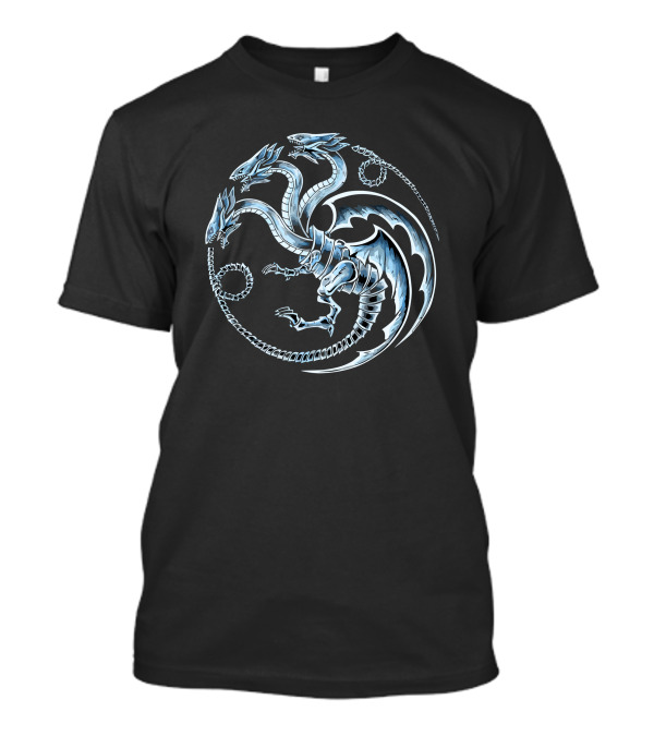 Blue Eyes Dragon Sigil House Emblem T-Shirt