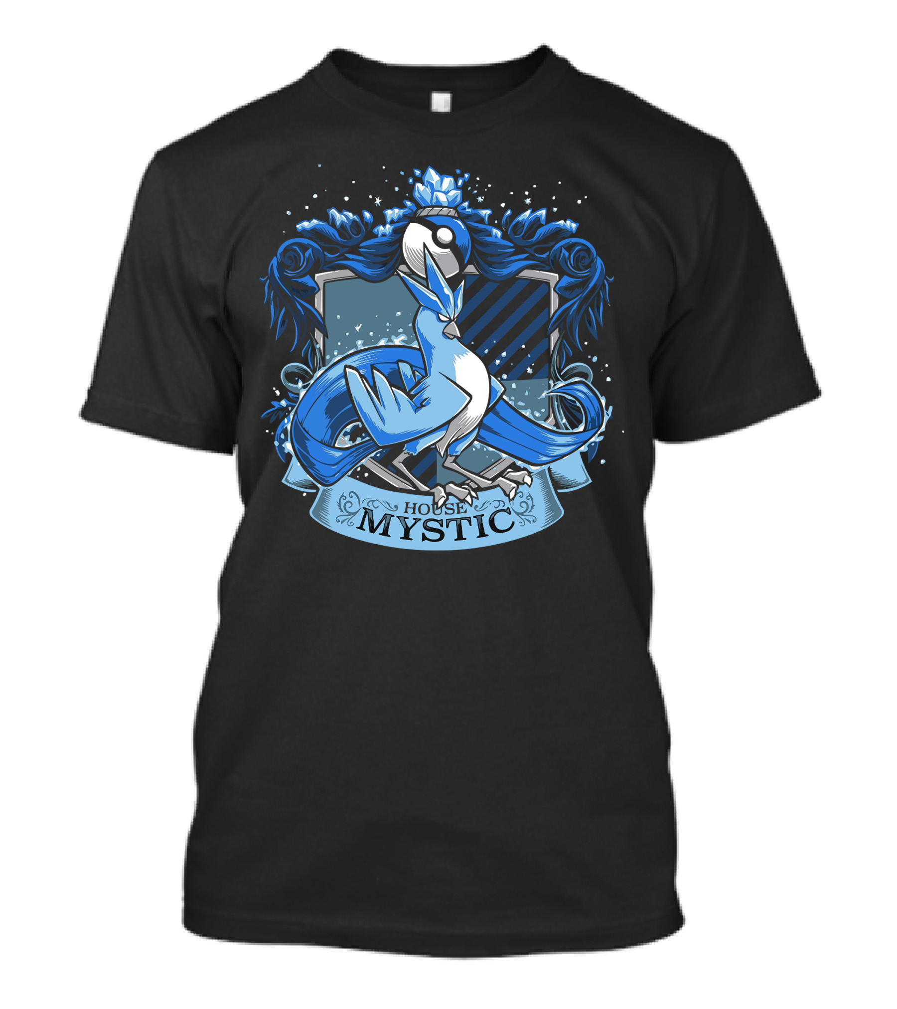 House Mystic Articuno Coat Of Arms Pokemon Go T-Shirt