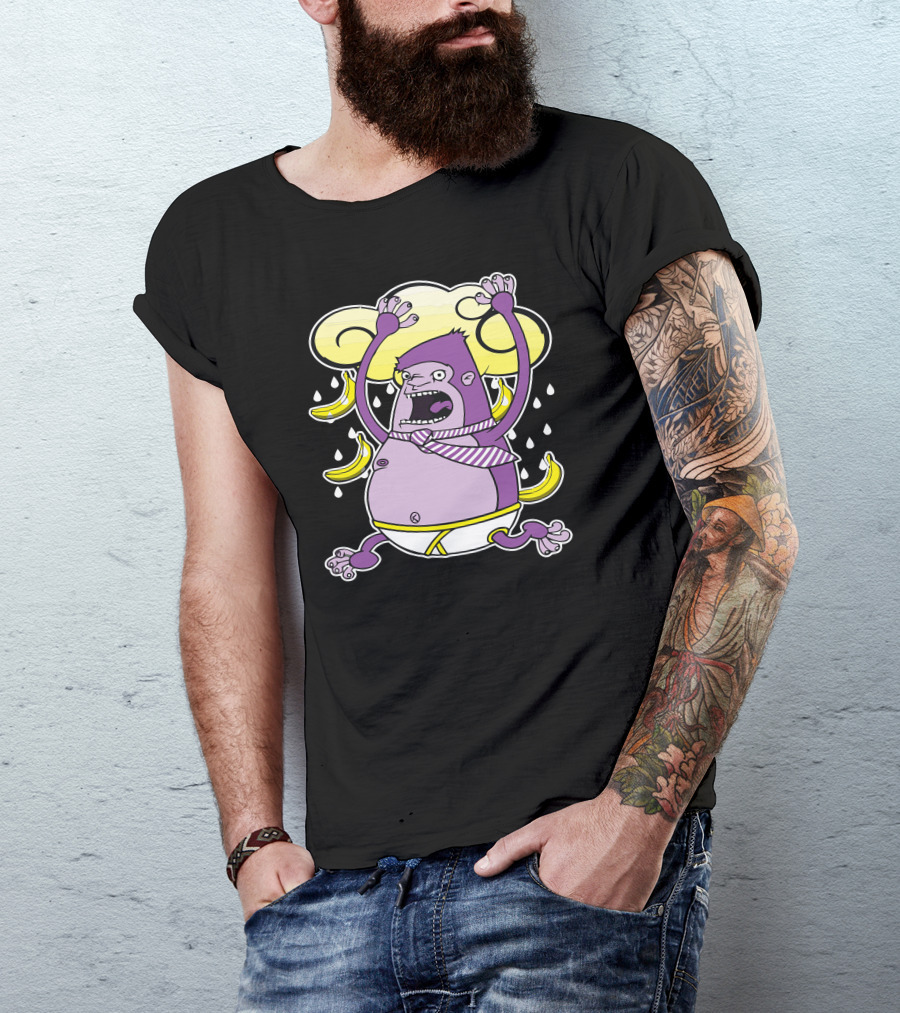 I Make It Rain Monkey With Bananas And Cloud T-Shirt