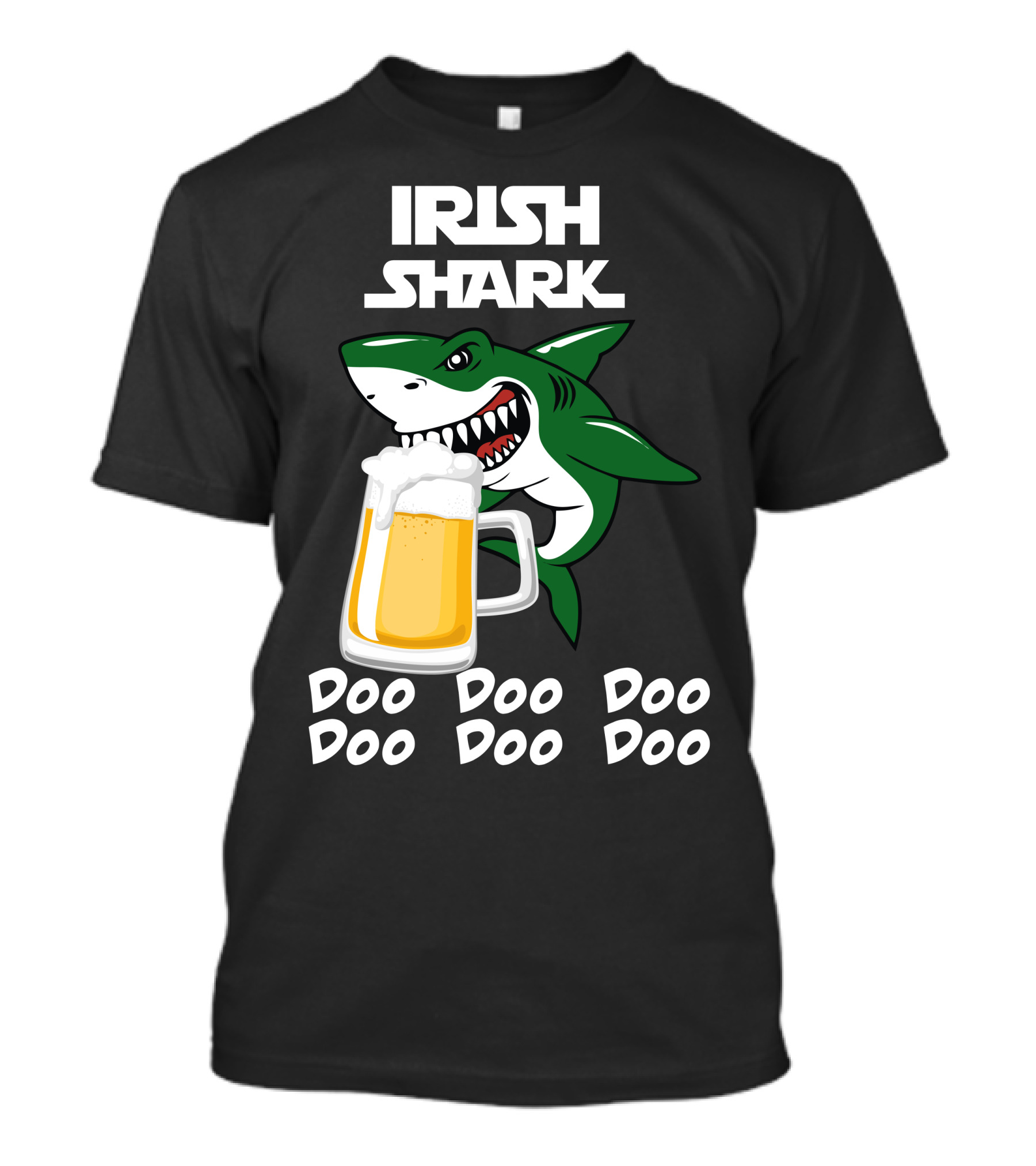 Irish Shark Beer Doo Doo Doo T-Shirt
