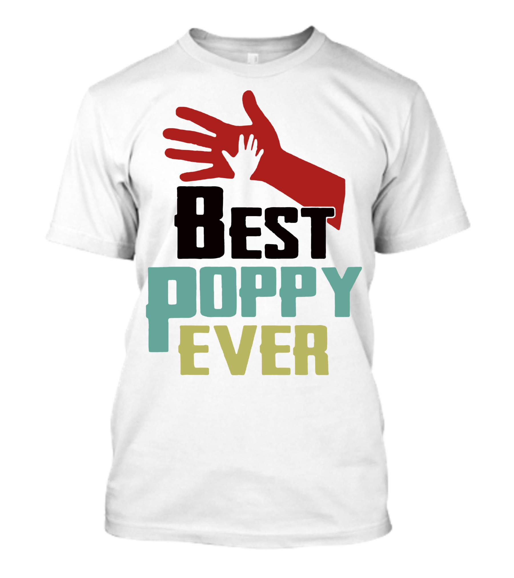 Best Poppy Ever Handprint T-Shirt