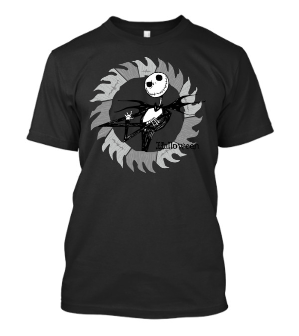 Jack Skellington Halloween Element Spiral T-Shirt