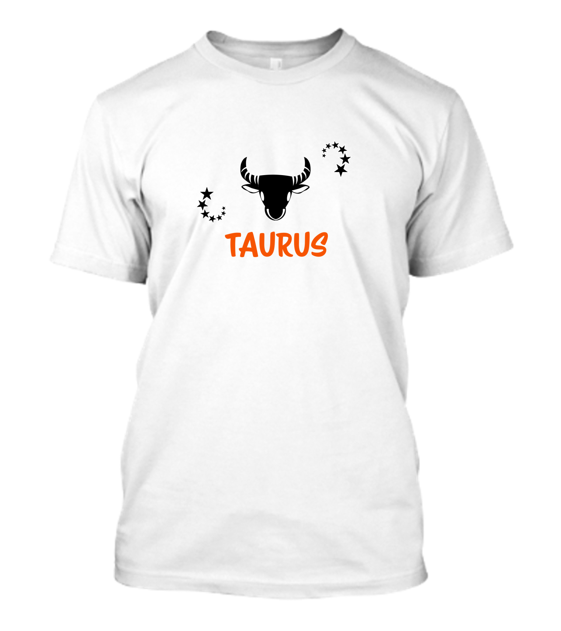 Funny Taurus Zodiac Bull With Stars T-Shirt