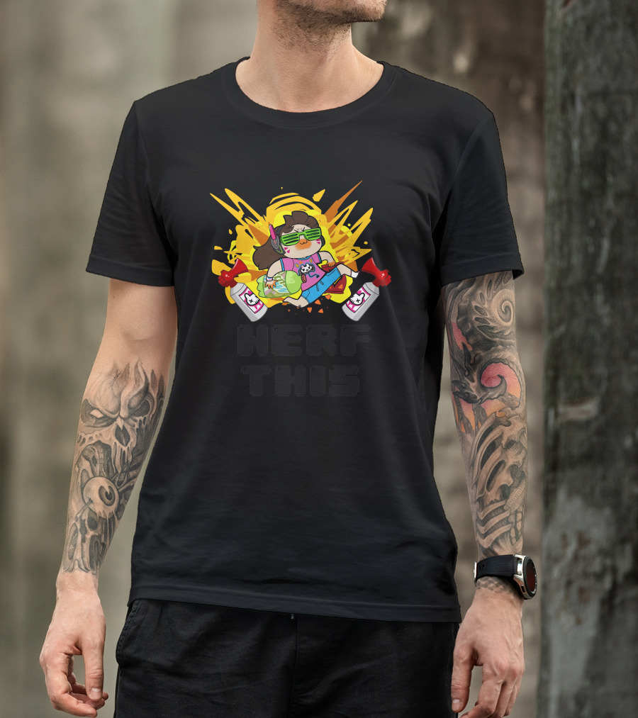 NERF THIS Gamer Gremlin Stole Pog Explosion T-Shirt
