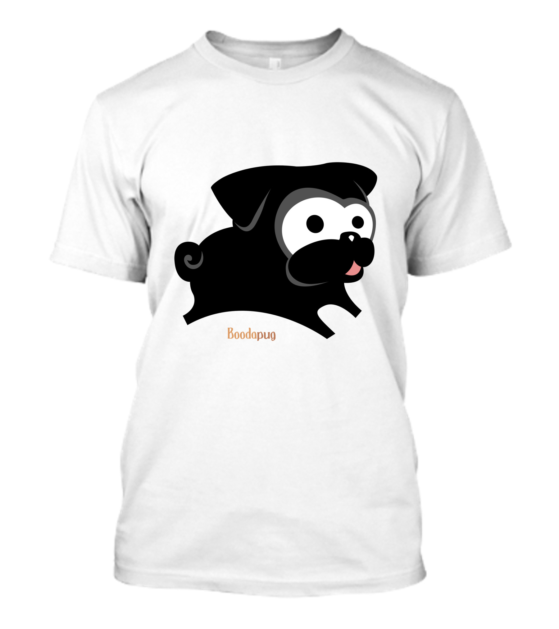 Boodapug Black Pug Play T-Shirt