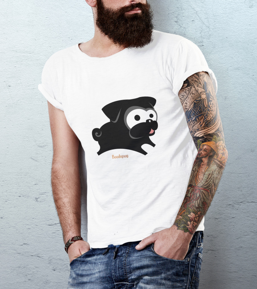 Boodapug Black Pug Play T-Shirt