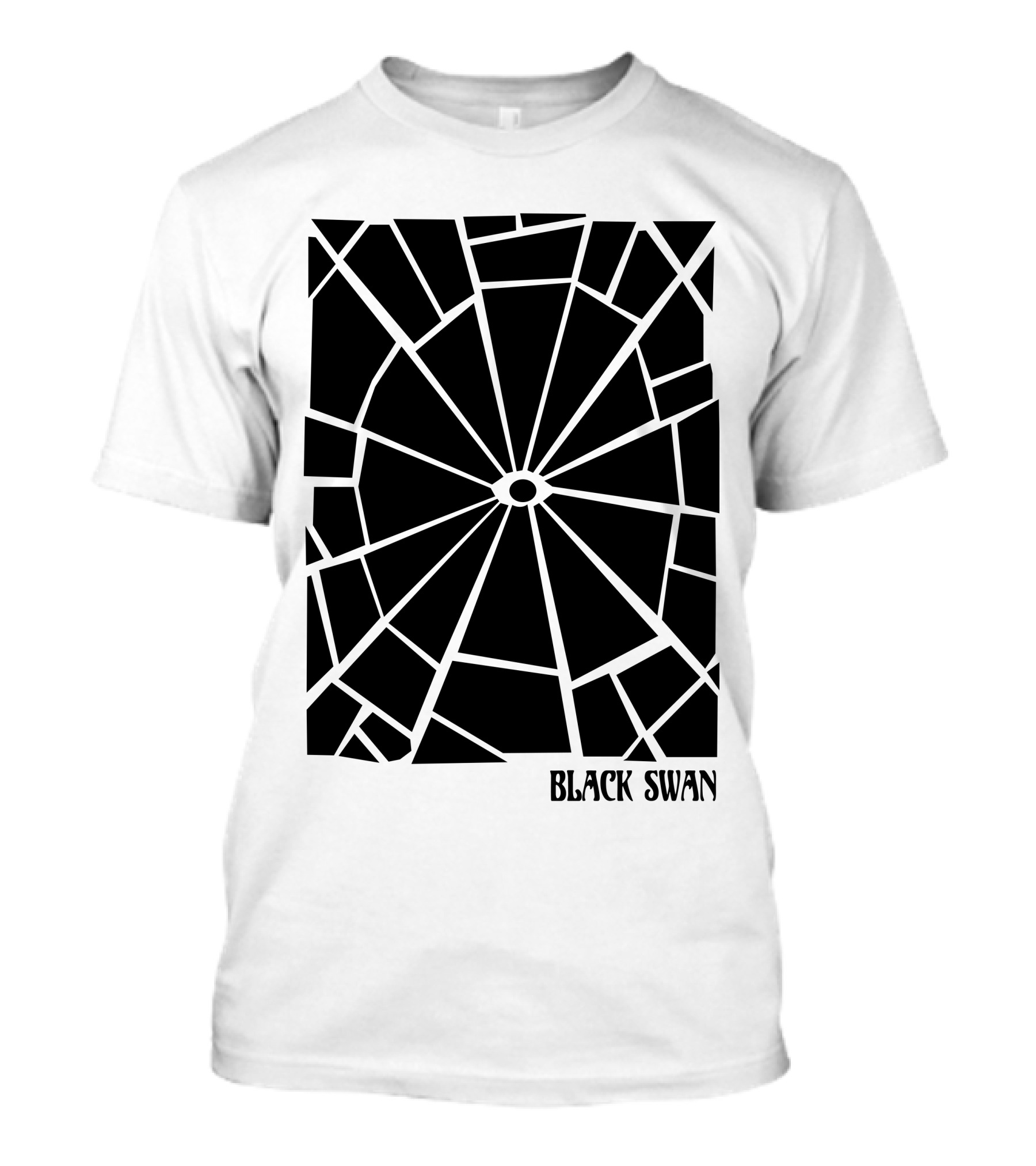 Black Swan Fractured Glass T-Shirt