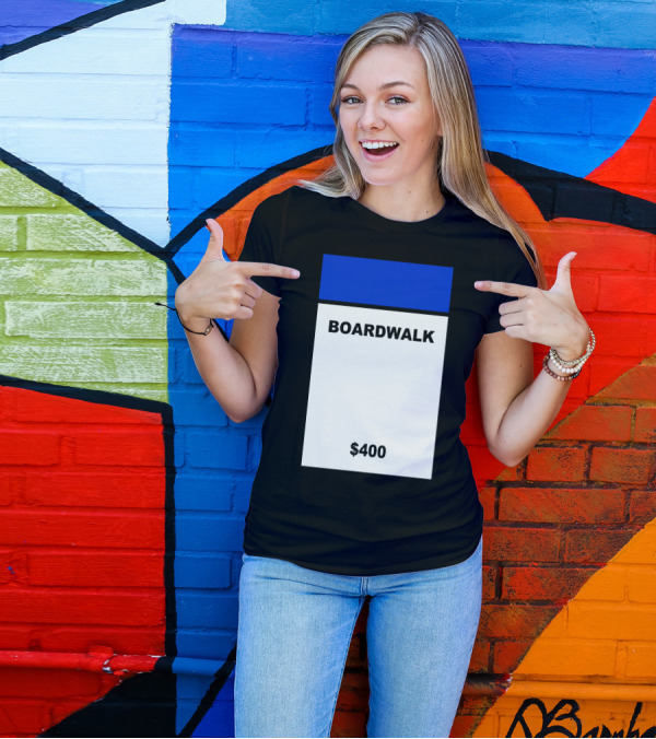 Boardwalk $400 Blue Space T-Shirt