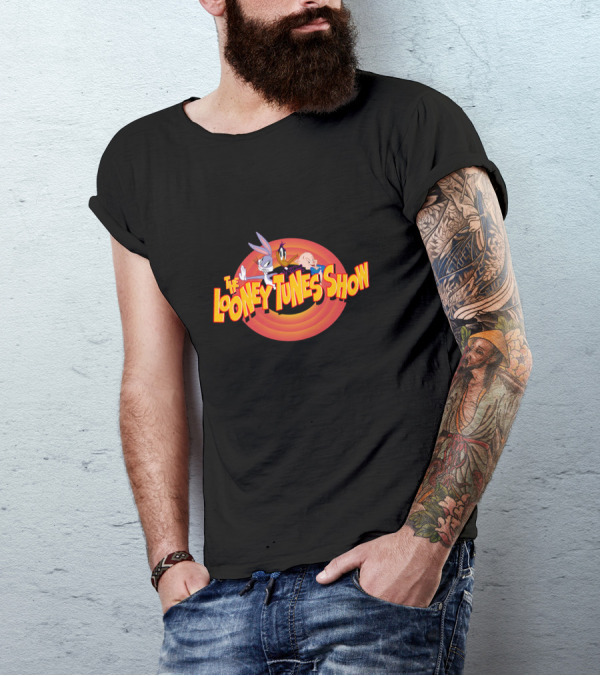 The Looney Tunes Show Bugs Daffy Porky Icon Retro T-Shirt