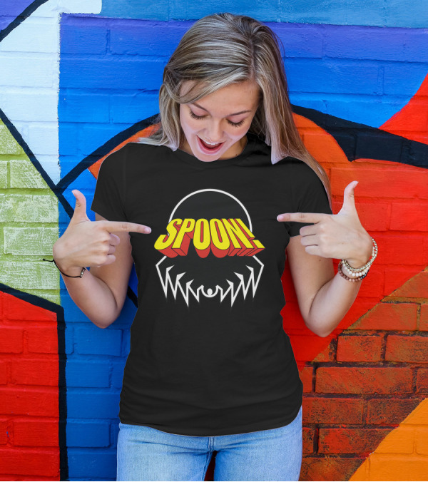 Spoon Tick Silhouette Comic Tribute Honk If You Love Justice T-Shirt
