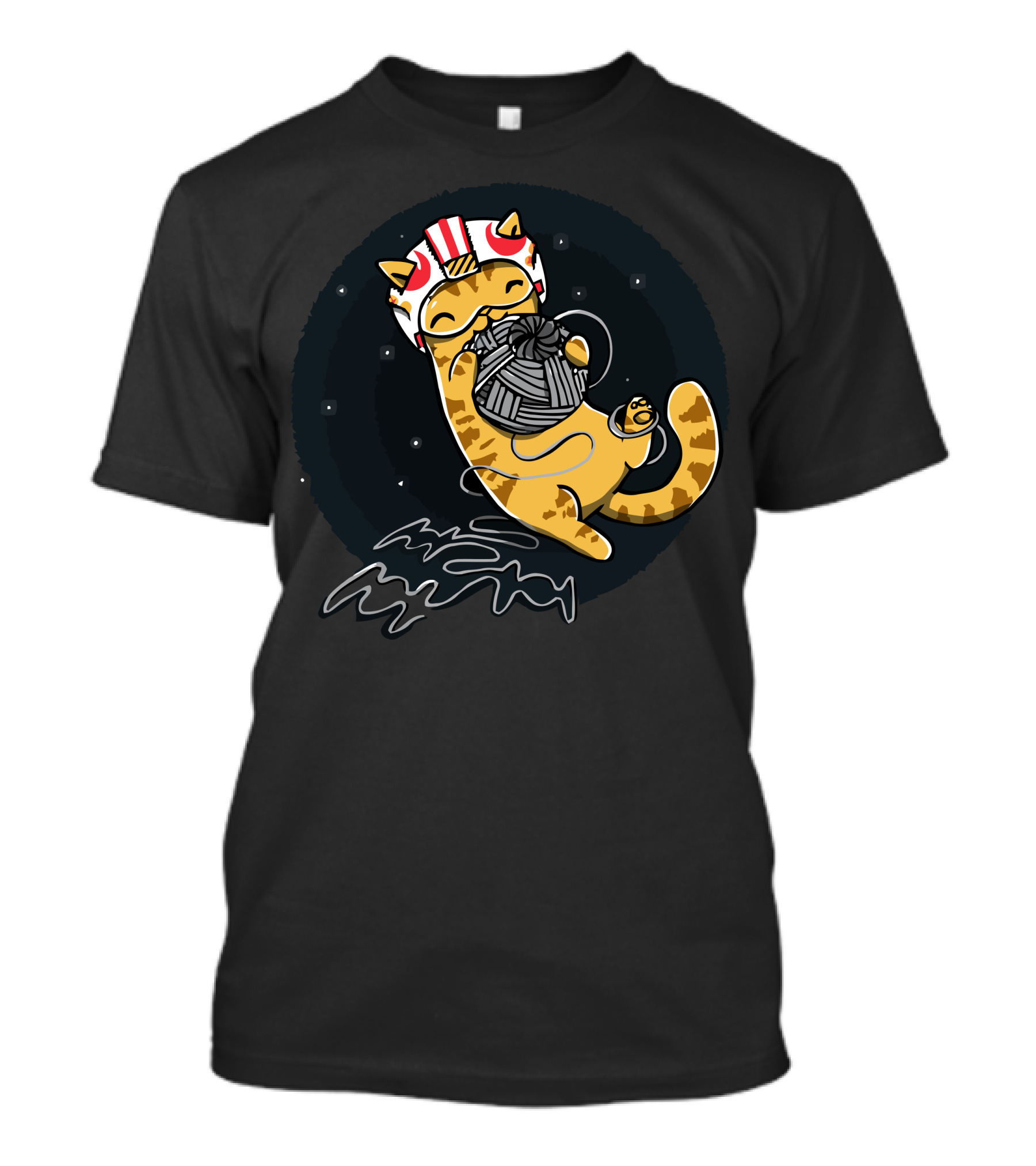 Rebel Cattack Space Helmet Yarn Chase T-Shirt