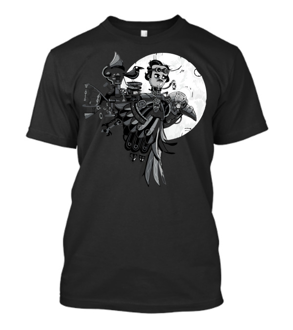 Ride The Raven Steampunk Fantasy Adventure T-Shirt