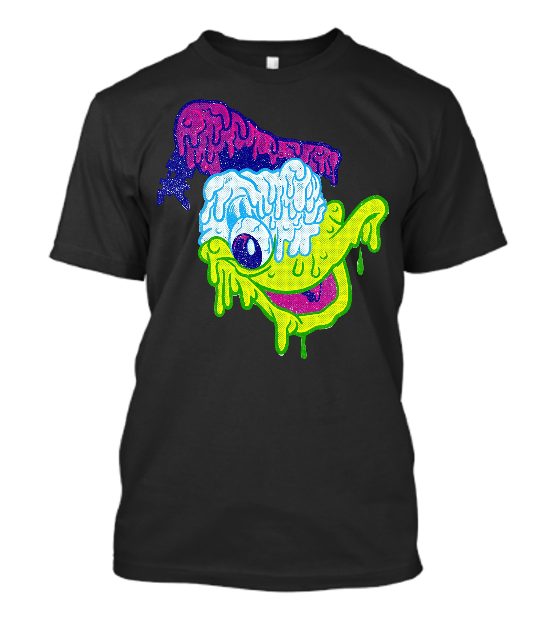 Ronald Yuck Melting Cartoon Face T-Shirt