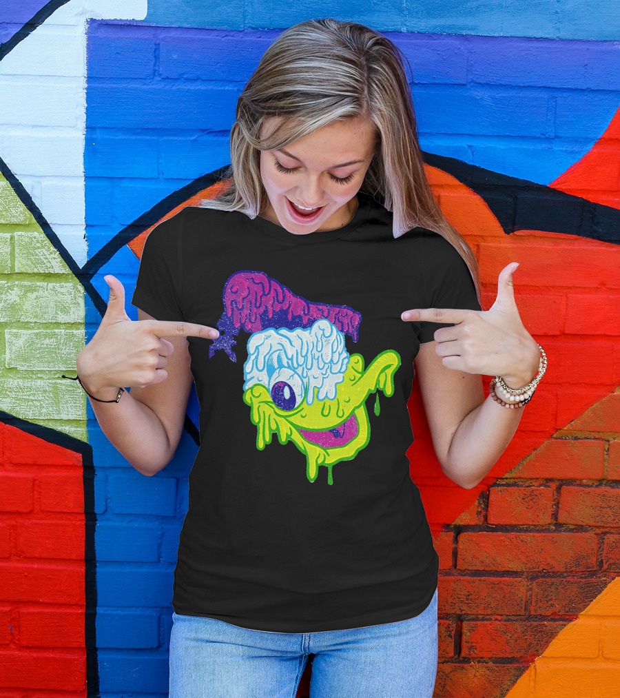 Ronald Yuck Melting Cartoon Face T-Shirt