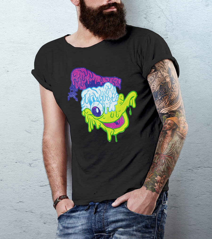 Ronald Yuck Melting Cartoon Face T-Shirt