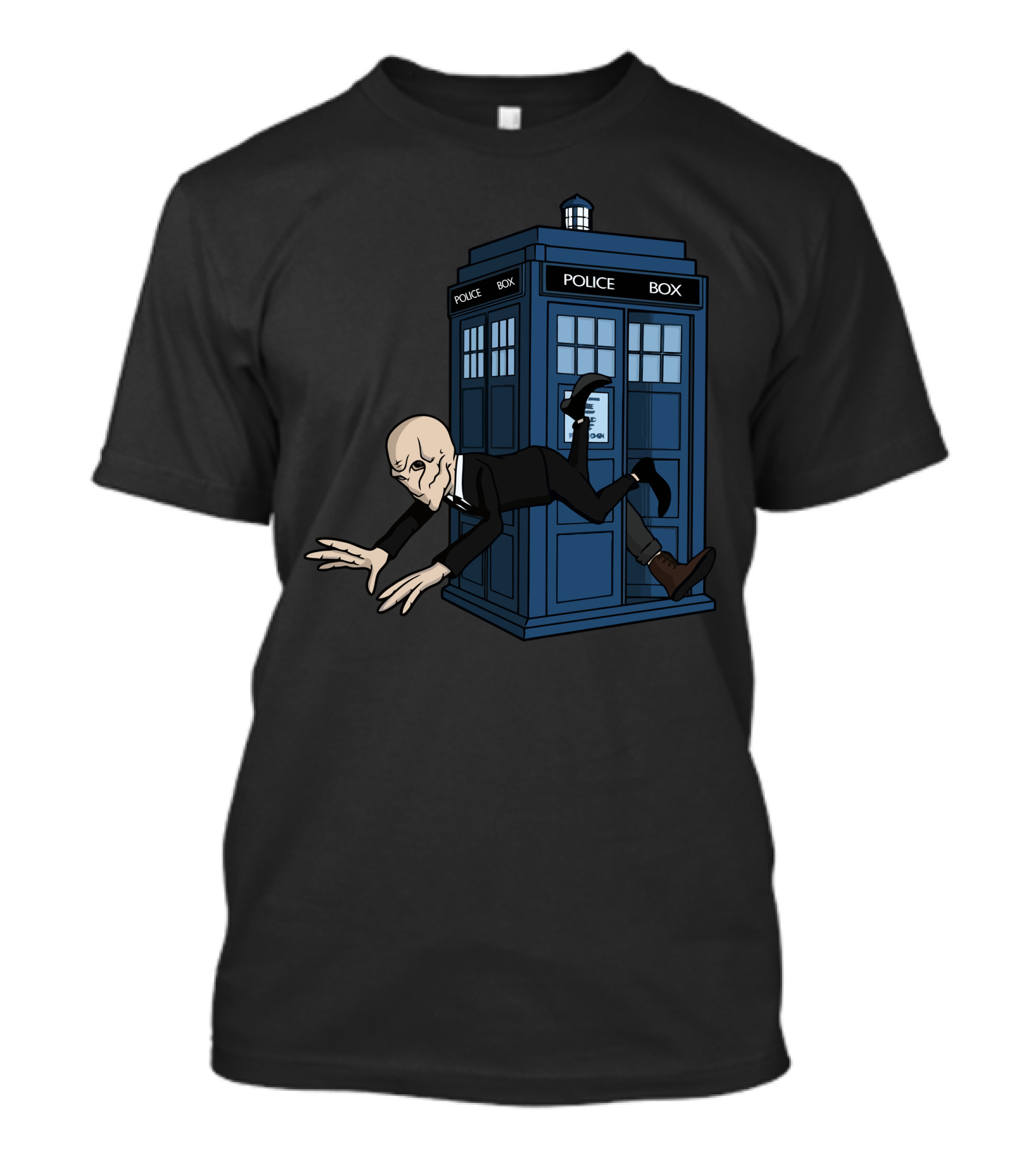 Doctor Who Silence Falls Police Box TARDIS T-Shirt