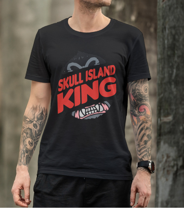 Skull Island King Gorilla Face T-Shirt
