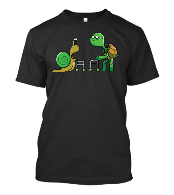 Slowpoke Royale Snail Turtle Showdown T-Shirt