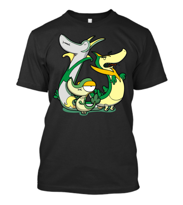 Snivy And Evolution Sneaky Snakes T-Shirt