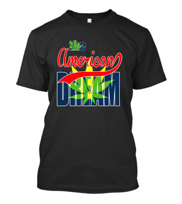 The American Dream Cannabis Leaf T-Shirt