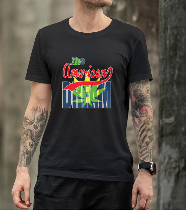 The American Dream Cannabis Leaf T-Shirt