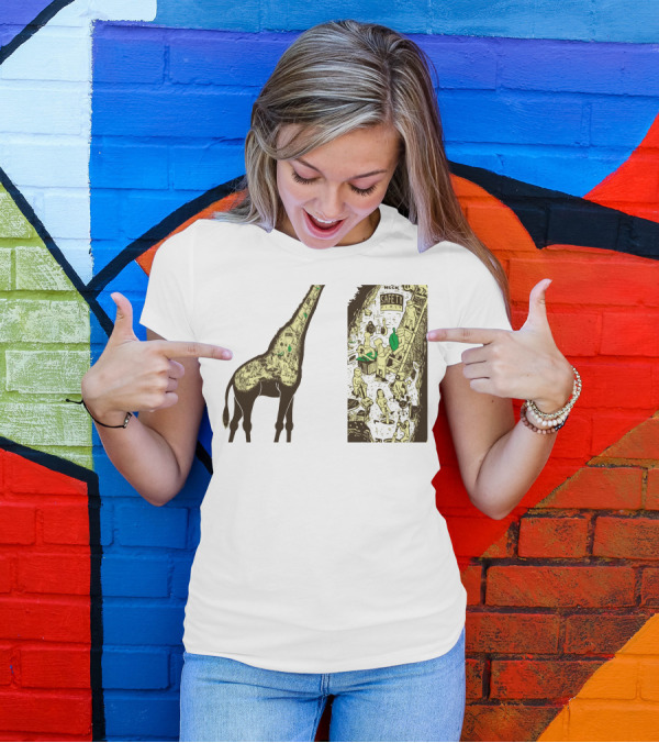 What Makes It Go Safety First Giraffe Machinery Inside T-Shirt