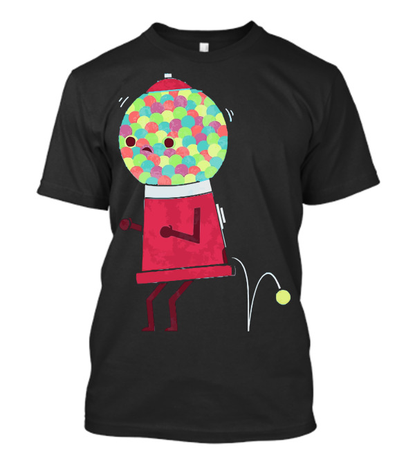 Gumball Machine Personified Urgency T-Shirt