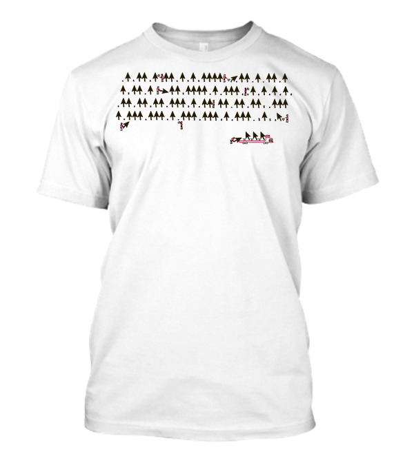 Where Cursors Come From Logging Scene With Arrow Trees And Lumberjacks T-Shirt