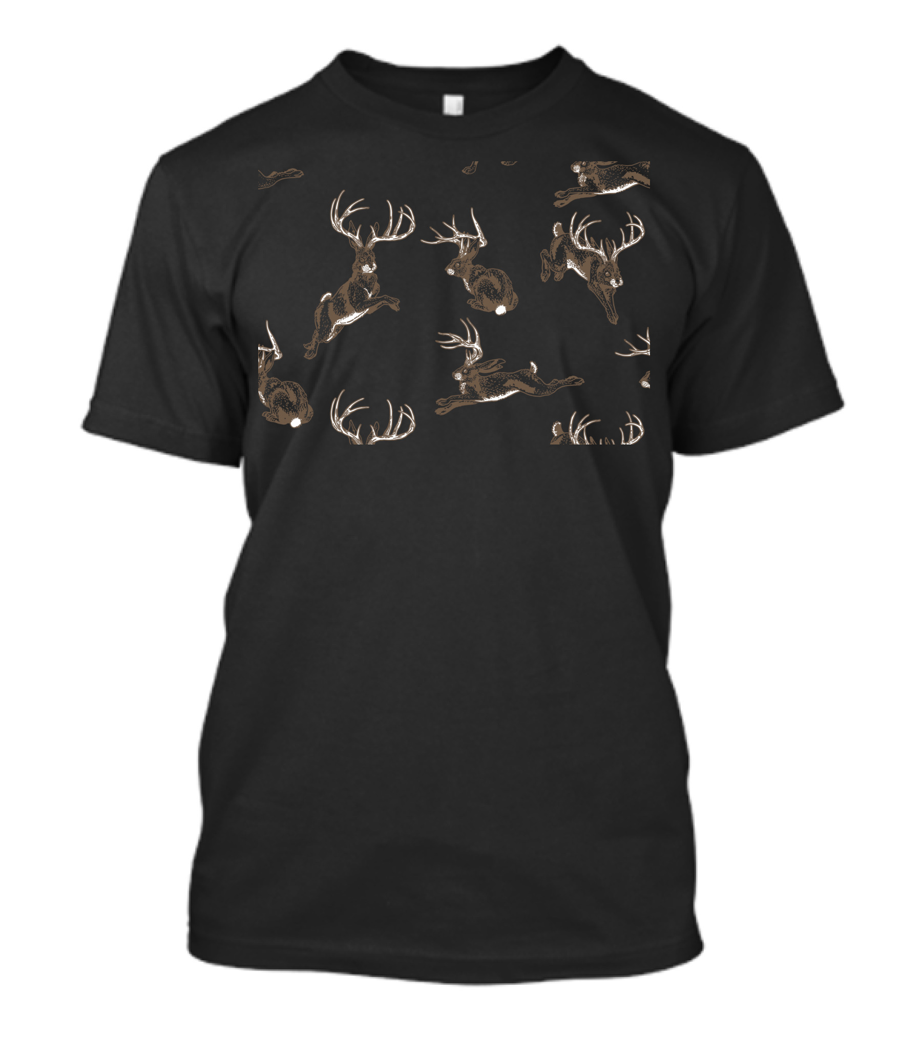 Where The Jackalopes Play Jumping Creatures T-Shirt