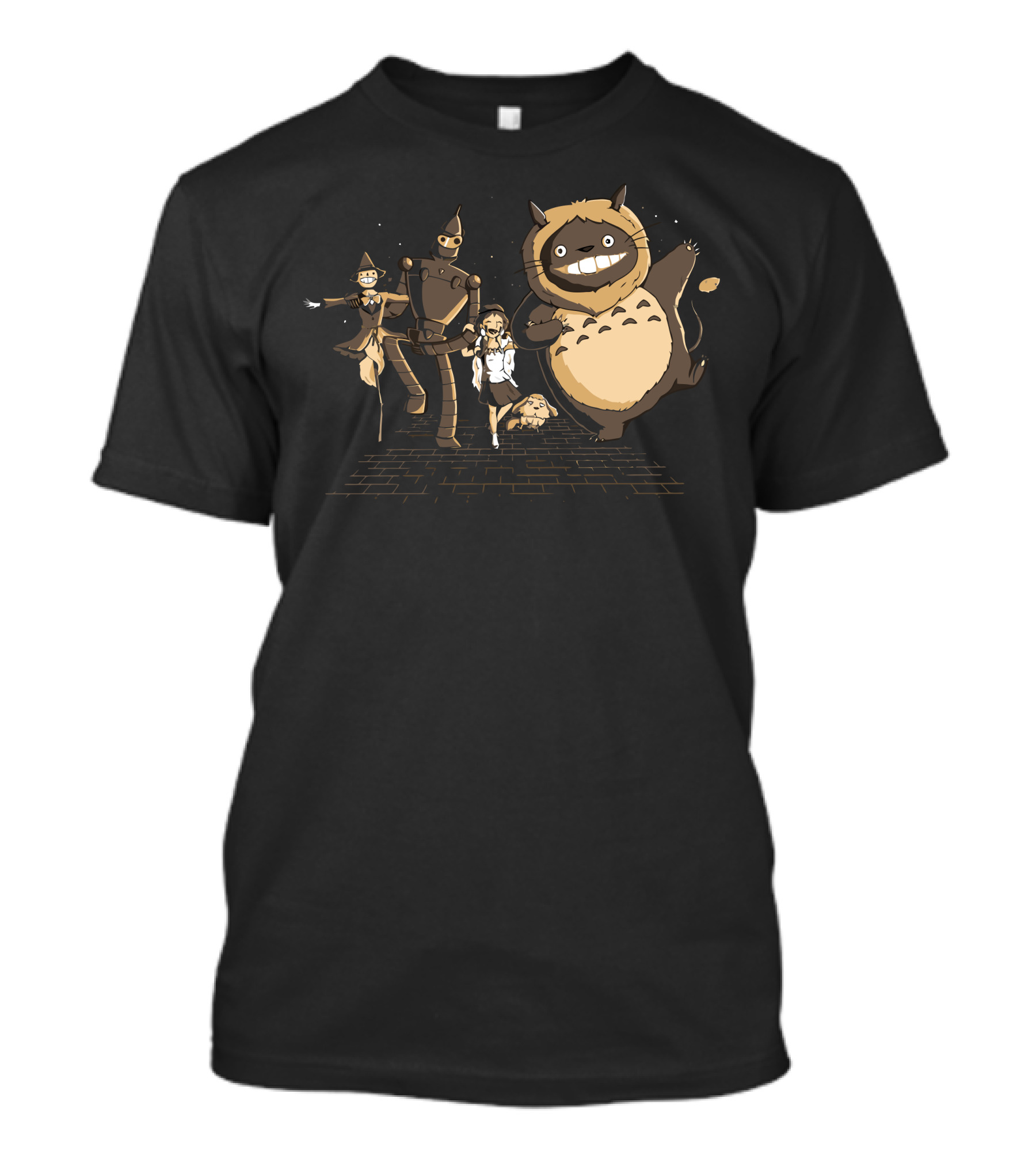 Wizard Of Oz Totoro Spirit Crossover Characters T-Shirt