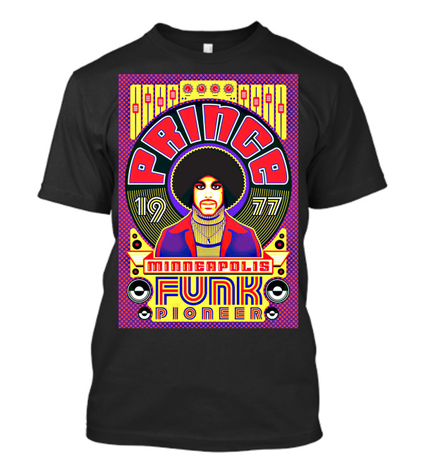 Prince Minneapolis Funk Pioneer 1977 T-Shirt