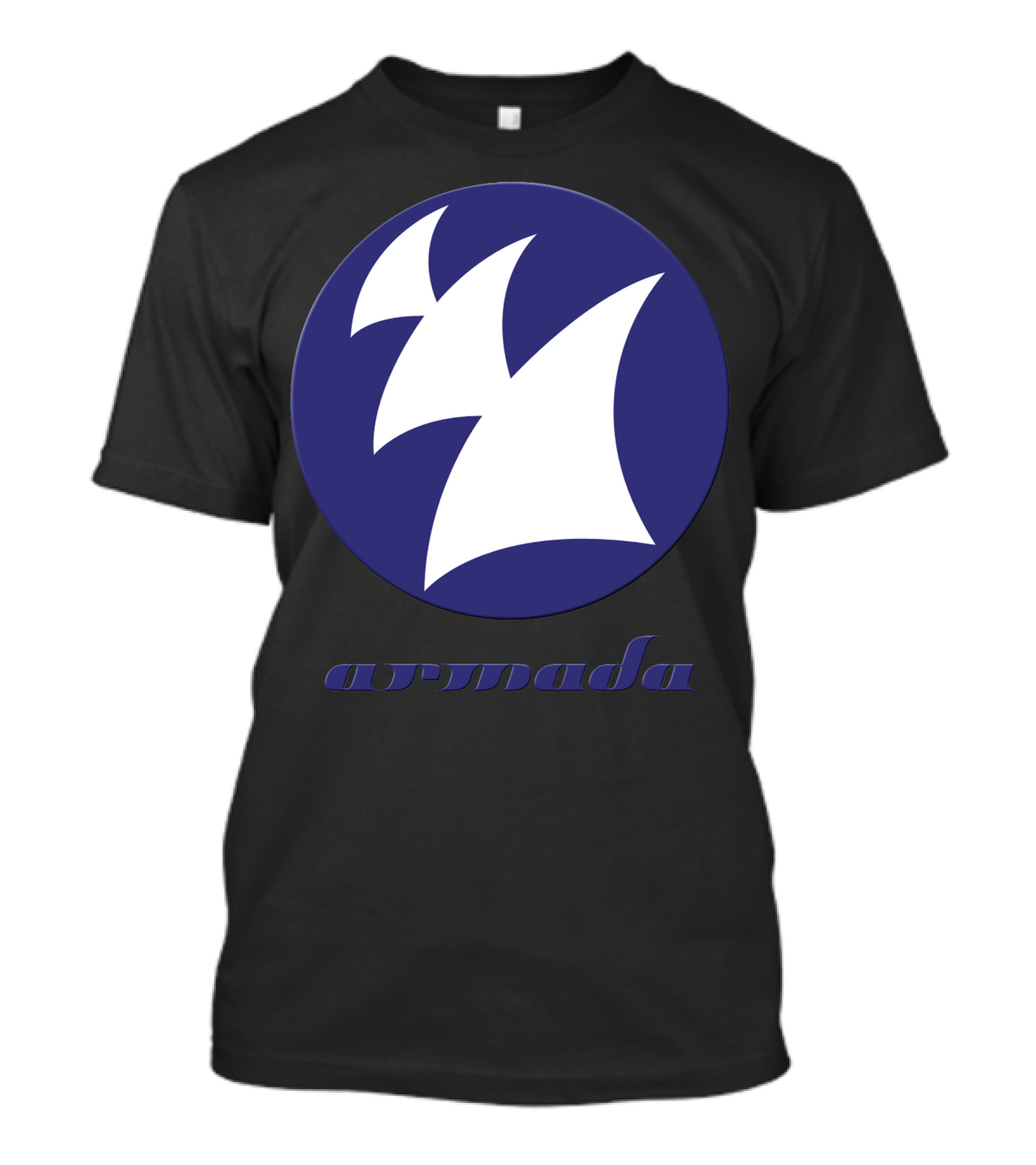 Armin Armada Sailboat Symbol Blue Circle Emblem T-Shirt